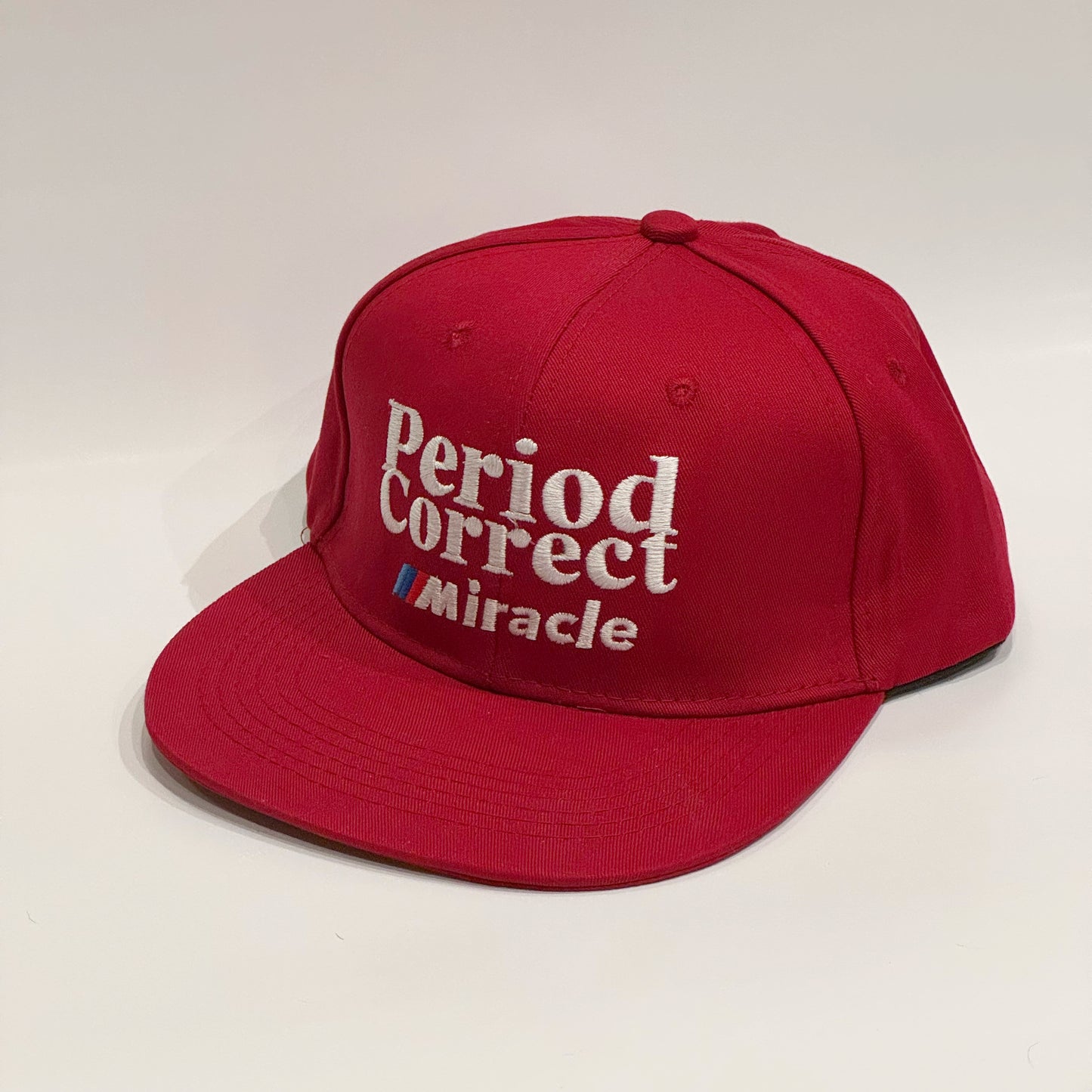 Casquette Snapback Miracle Motorsport « Period Correct » Rouge Basque
